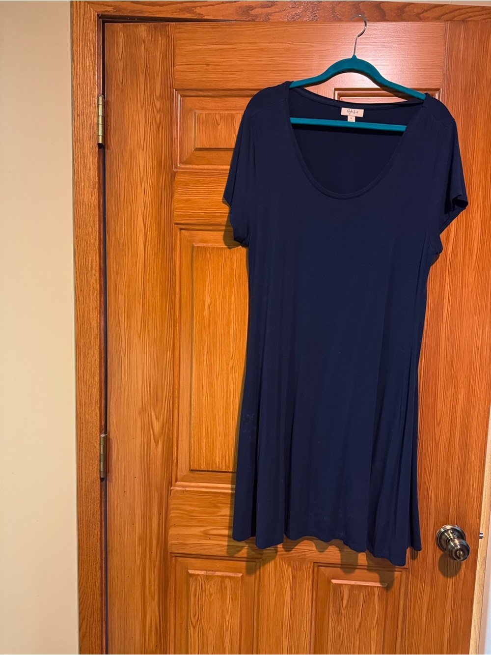 Style & Co. Navy Blue Maxi Dress